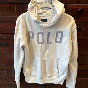 Girls Polo Distressed Hoodie - EUC